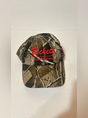 Beckett Corporation Camo Hat Adjustable Baseball Cap Hunting Style